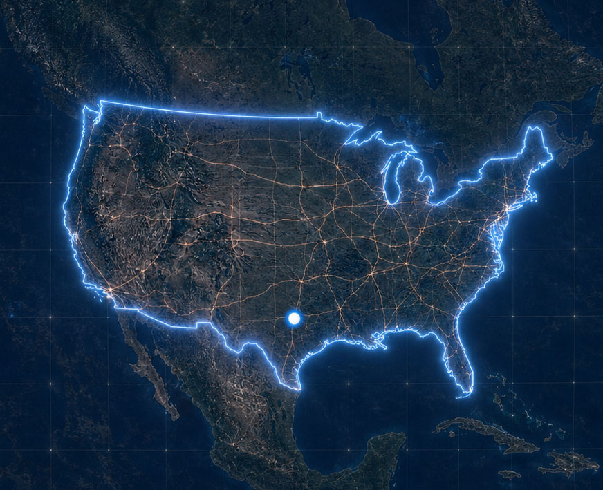 United States travel map